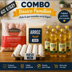 COMBO FAMILIAR BÁSICO PARA LA FAMILIA (VER DESCRIPCIÓN)