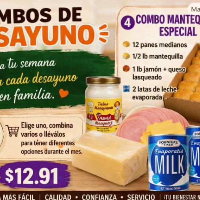 Combo para desayuno #4 (ver descripción)
