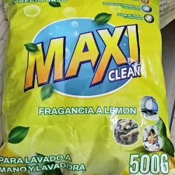 Detergente Maxi 500G limón multiusos con blanqueador 