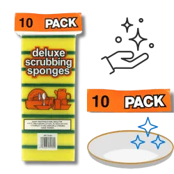Espojas para fregar Deluxe (Paquete de 10 unidades )