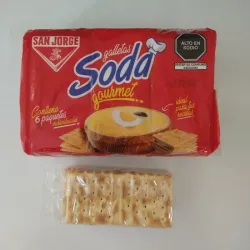 Galleta de soda gourmet San Jorge *contiene 6 paquetes)
