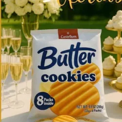 Galletas BUTTER COOKIES ( contiene 8 paquetes)