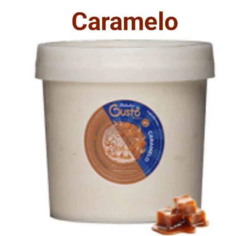 Helado Crema tina de 4lt sabor caramelo (calidad garantizada)