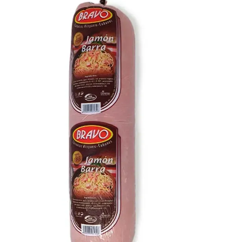Jamón bravo Barra  porcion de 3kg (6.6 lb)