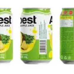 Jugo de lata  sabor PIÑA Blíster de6 uds