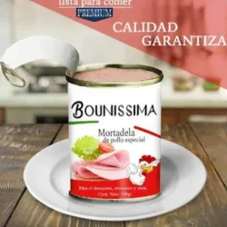 Lata de Mortadela de Pollo Especial (vwr descripción)