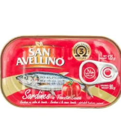 Lata de sardina en tómate San Avelino 125g