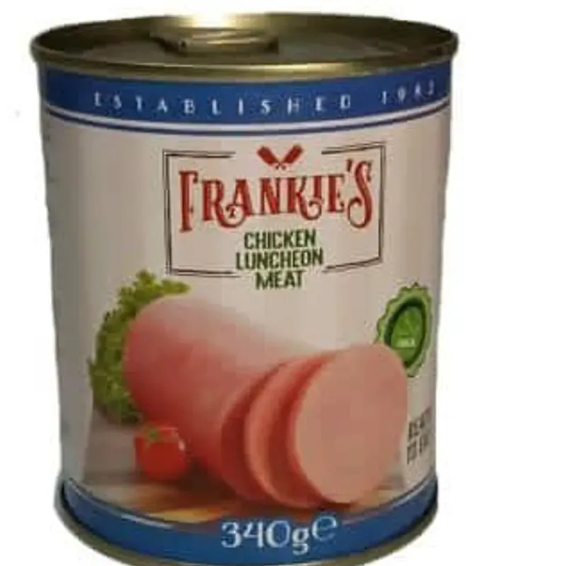 Lata de spam pollo 340g Frankie's