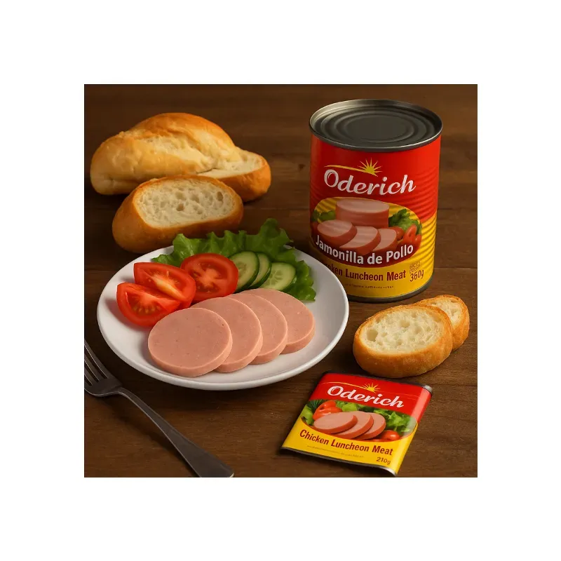 Lata spam jamonilla de pollo  marca Oderich 340g