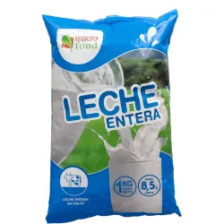 Leche Entera 1kg  sabor natural 