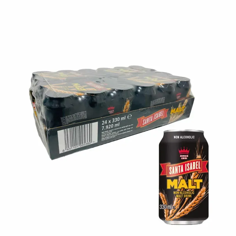 Malta  Santa Isabel caja 24 uds x 333 ml 