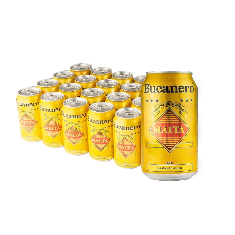 Malta Bucanero caja 24 uds x 355 ml 