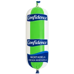 Mortadela de pollo 500 g marca Confidence