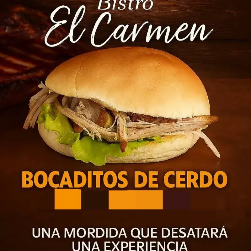 Pan con cerdo asado 90g