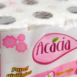 Papel sanitario 4 rollos  marca Acasia 