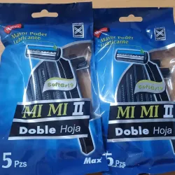 Paquete de maquinas afeitar dobke hoja MI MI II (5 piezas)