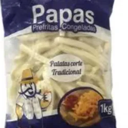 Paquete de papas prefrita 1kg 