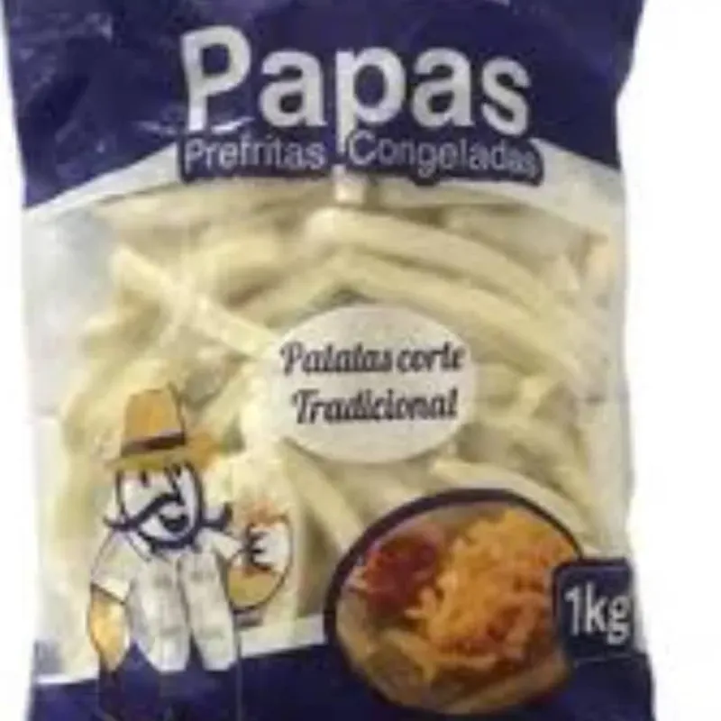 Paquete de papas prefrita 1kg 