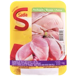 Paquete de pechuga entera 1 kg