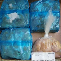 Paquete filete pechuga de pollo sazonada por libra