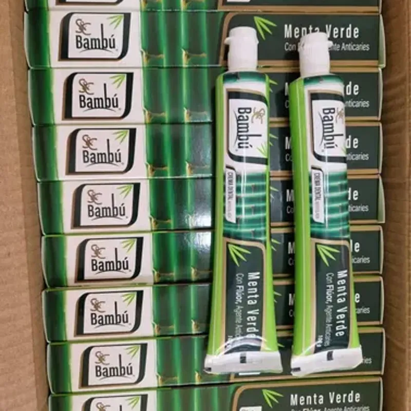 Pasta Dental Bambú  menta verde 100g