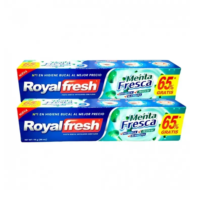 Pasta Dental Royal Fresh  menta verde 100g