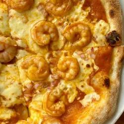 PIZZA DE CAMARÓN "PERLAS DEL MAR"