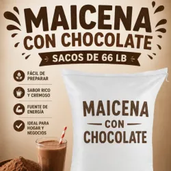Polvo de Maicena para natilla sabor chocolate xlb