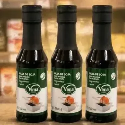 Pomo de salsa soya VIMA  150ml(oscura)