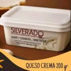 Pote de queso crema Silverado 200g Español ver descripción