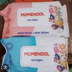 Toallitas húmedas antibacterial MOMENDOLparabebé(120 uds) sin alcohol 