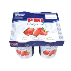 Yogur PMI fresa blíster de 4uds x 120ml