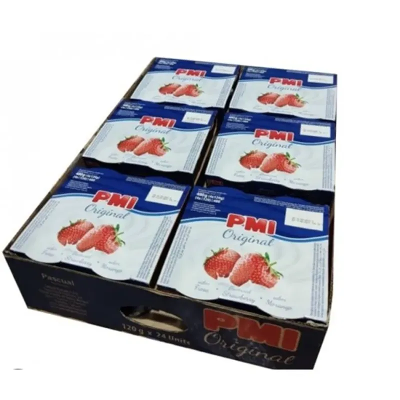 Yogur PMI fresa caja de 24 uds x120 ml