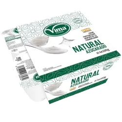 Yogurt natural  y de fresa marca VIMA blíster de 4 uds
