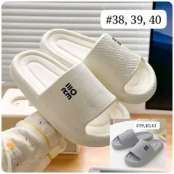 Chancletas acolchadas.