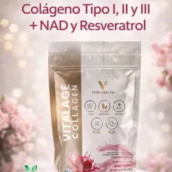 Péptidos de Colágeno Bovino y Marino Hidrolizado Bioactivo I, II, III con NAD-Resveratrol-Caldo de Huesos 