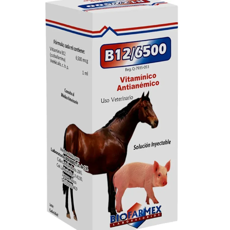 B12 de 6500 de 10 ML 