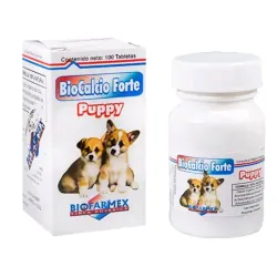 BioCalcio Forte Puppy de 100 tabletas 