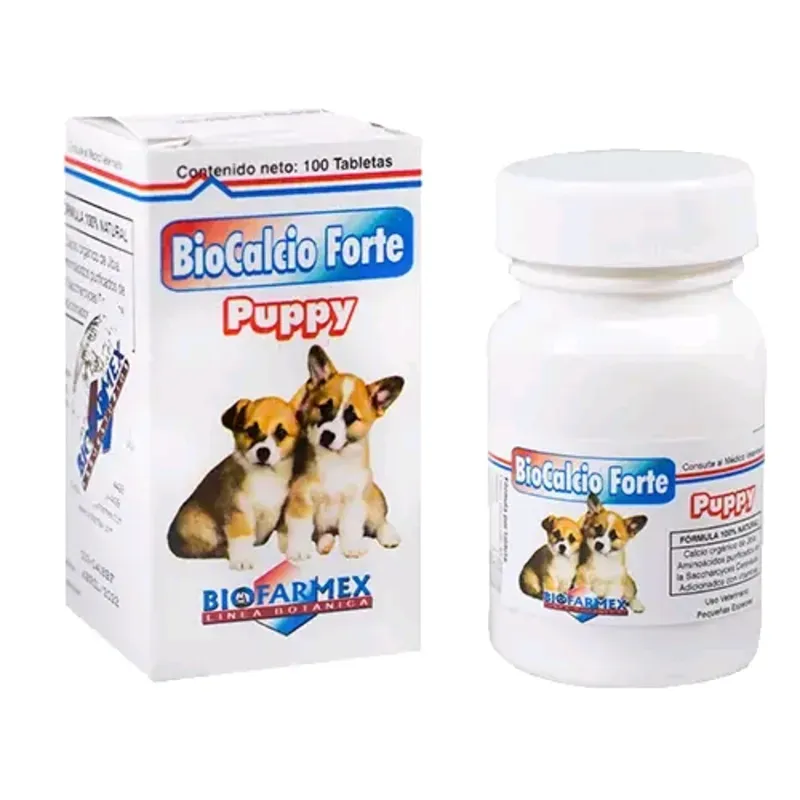 BioCalcio Forte Puppy de 100 tabletas 