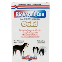 Biovermican 15 tabletas