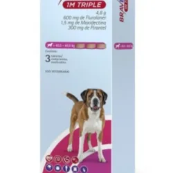 Bravecto 1M Triple de 40 a 60 kilos