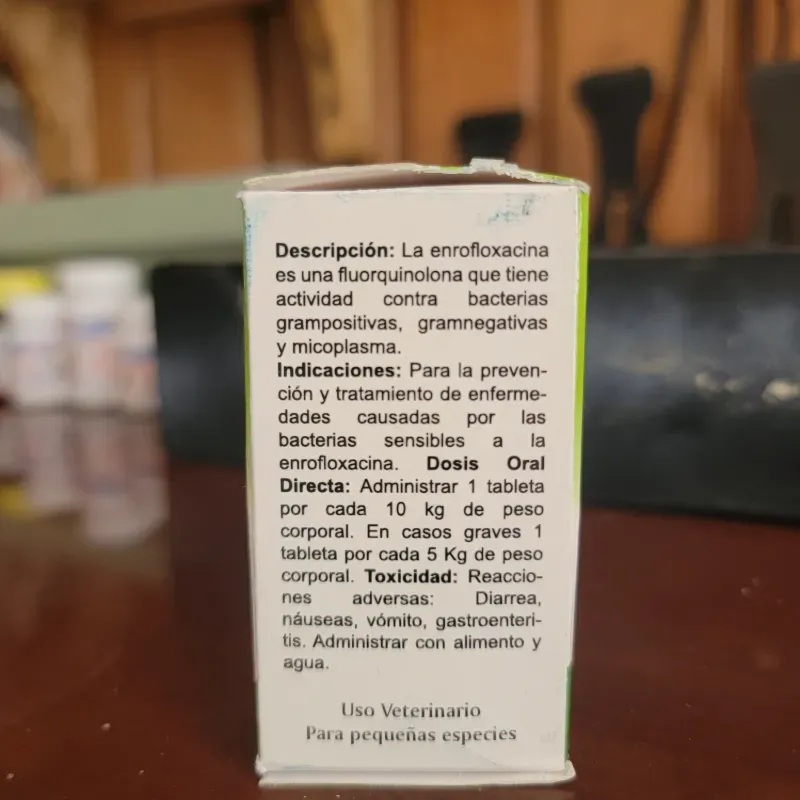 Enrotab (200 pesos cada tableta)