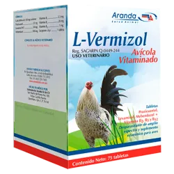 L-Vermisol Avicola Vitaminado. Tabletas