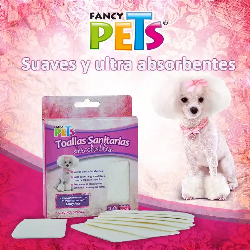 Toallas sanitarias para perras en celo