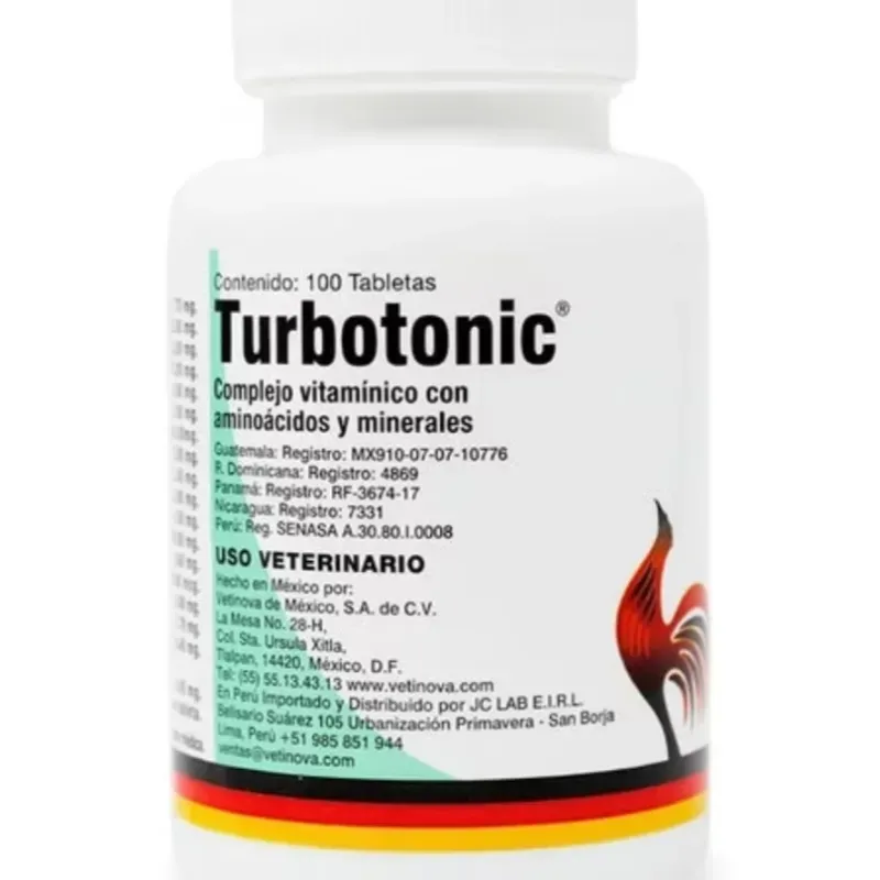 Turbotonic 100 tabletas.