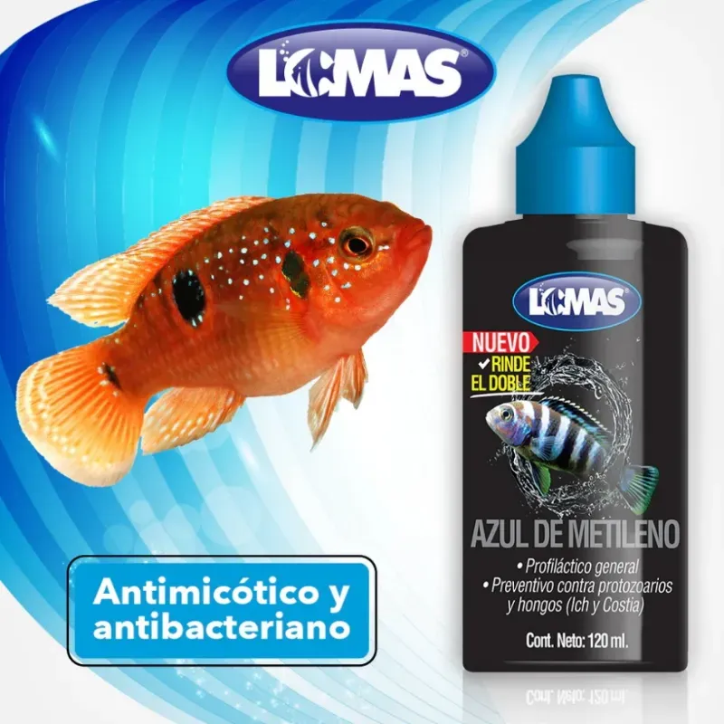 Azul de Metileno para peces 