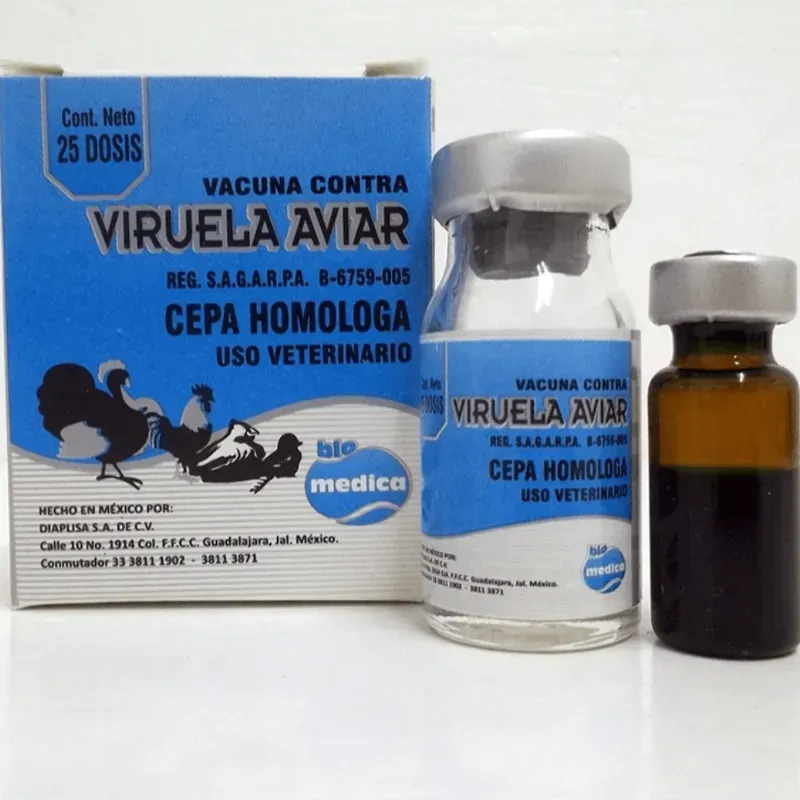 VACUNA VIRUELA AVIAR (HOMOLOGA) 25 DS