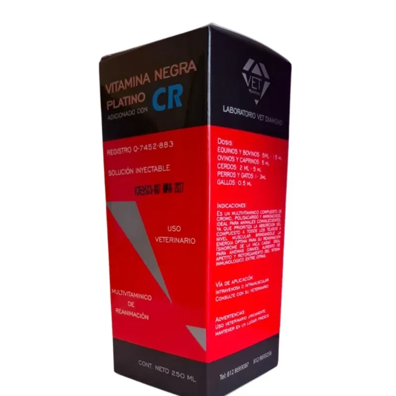 Vitamina Negra Platino de 100 ML 