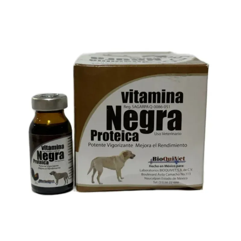 Vitamina Negra Proteica de 10 ML 