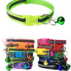 Collar con cascabel reflectante para perros (300 CUP)